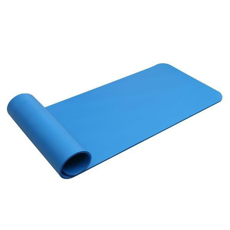 Thick NBR Non Slip Yoga Mat Fitness Mat with excluding Package Bag