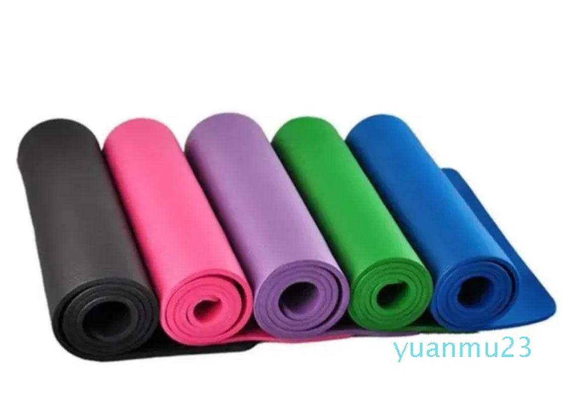 Thick NBR Non Slip Yoga Mat Fitness Mat with excluding Package Bag