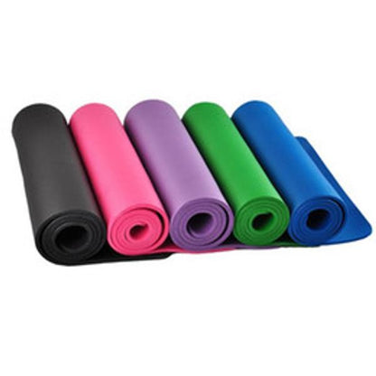 Thick NBR Non Slip Yoga Mat Fitness Mat with excluding Package Bag