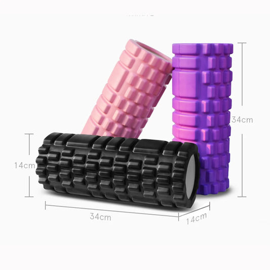 26/33Cm Yoga Column Foam Fitness Pilates Back Muscle Massage Roller Gym Home Myofascial Release the Grid Body Relaxation