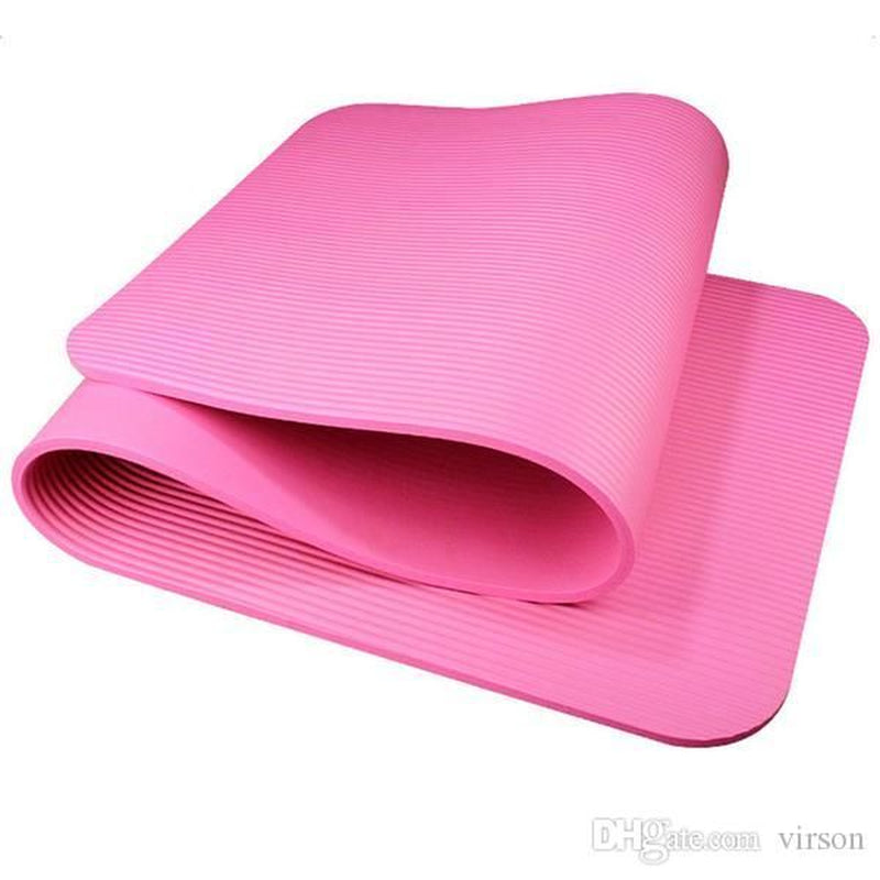 Thick NBR Non Slip Yoga Mat Fitness Mat with excluding Package Bag